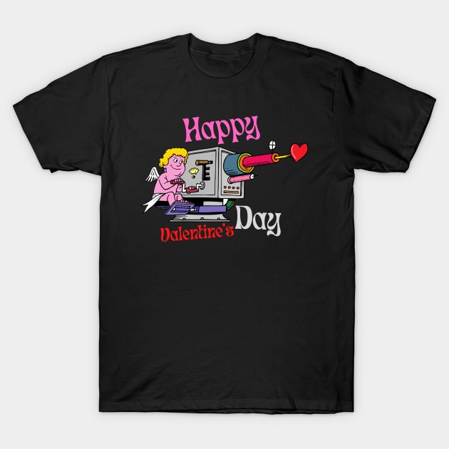 valentines day funny cupid goofy popular trends T-Shirt by Solomonkariuki 